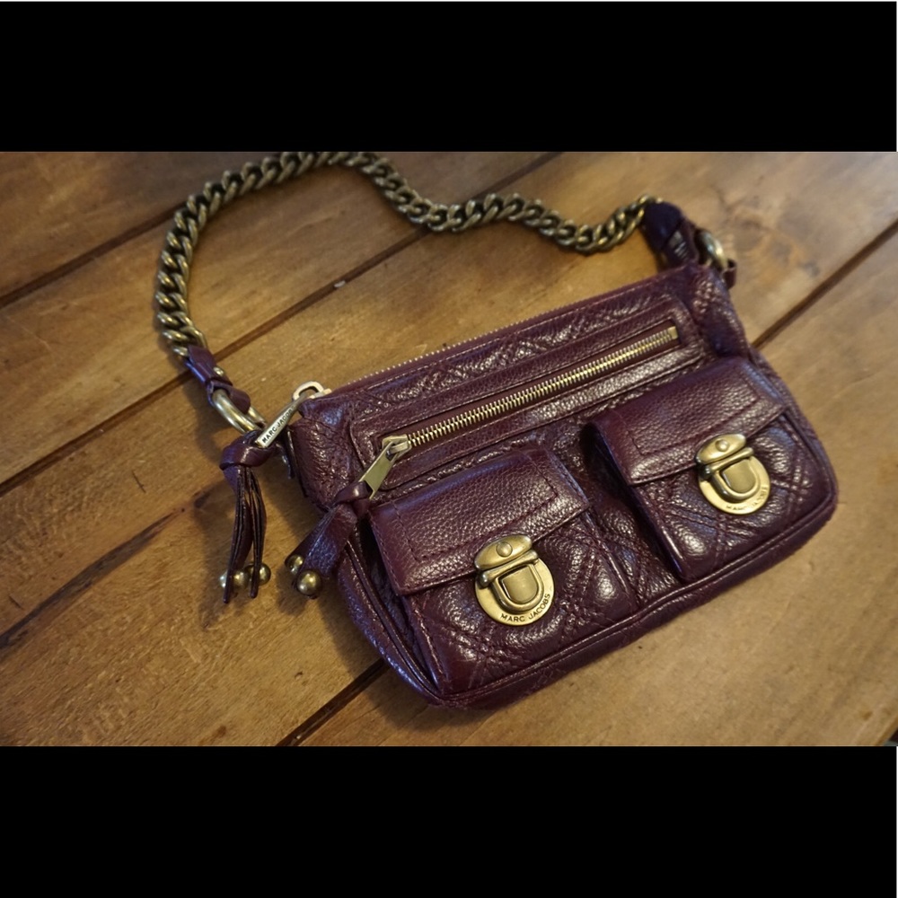 marc jacobs quilted leather purse